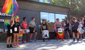 Pride drummers