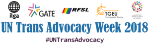 Trans Advocacy Week logos