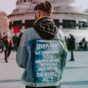 Photo by Mathias Reding: https://www.pexels.com/photo/man-at-protest-against-war-in-ukraine-11421071