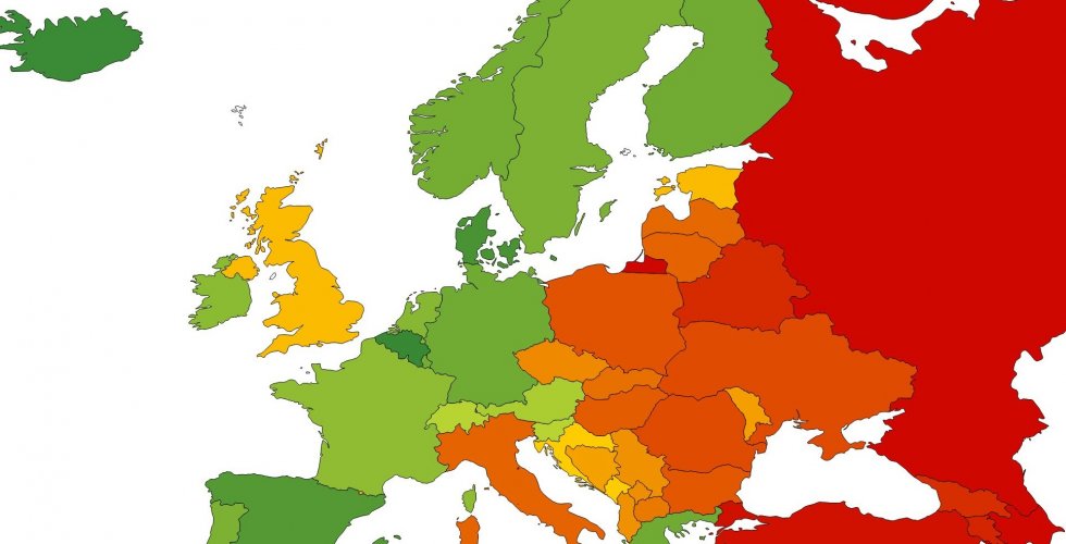 Sverige åter sämst i Norden på hbtqi-rättigheter